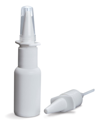 Empty Nasal Spray Bottle